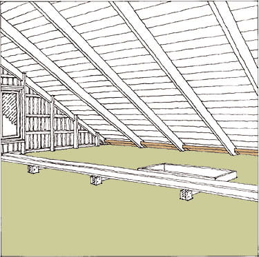 Adding extra insulation to the attic